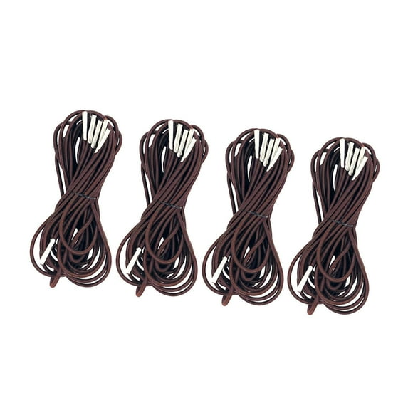 MAGIDEAL 4 -piece chair replacement cords of 14m replacement cords and 22 m Bungee Coffee