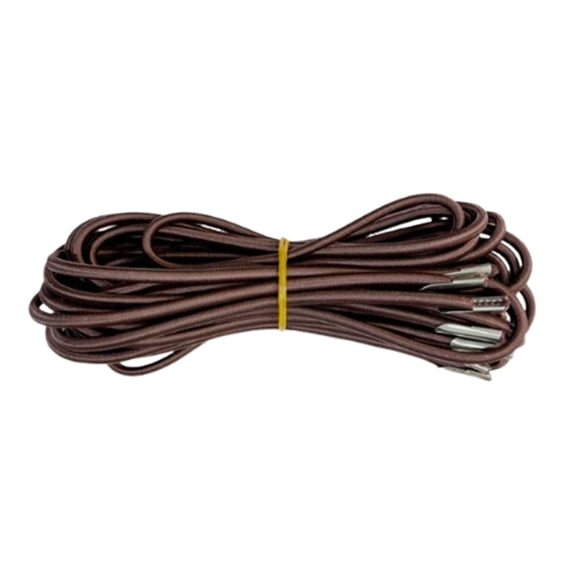 MAGIDEAL 4Pcs Chair Replacement Cord Bungee Chair Porch Backyard Elastic Cord Brown
