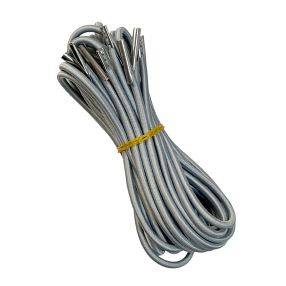 MAGIDEAL 4Pcs Chair Replacement Cord Bungee Chair Porch Backyard Elastic Cord Gray