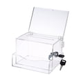 thumbnail image 1 of MAGIDEAL Acrylic Donation Business Container Case Fundraising Ballot Box transparent, 1 of 8