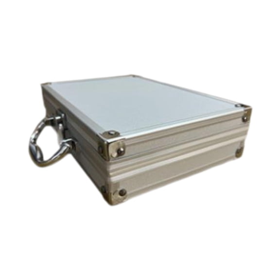 MAGIDEAL Aluminum Alloy Tool Box Portable Part Boxes for Home Camera Storing Passports D