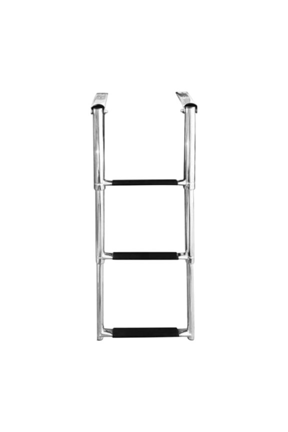 Boat Ladder Heavy Duty Nonslip Folding Swimming Steps for Yacht Pool Docking 3 Step