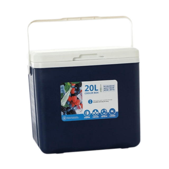 MAGIDEAL Box 20L with Heavy Duty Handle Ice Chest Small for Stall Beach ...