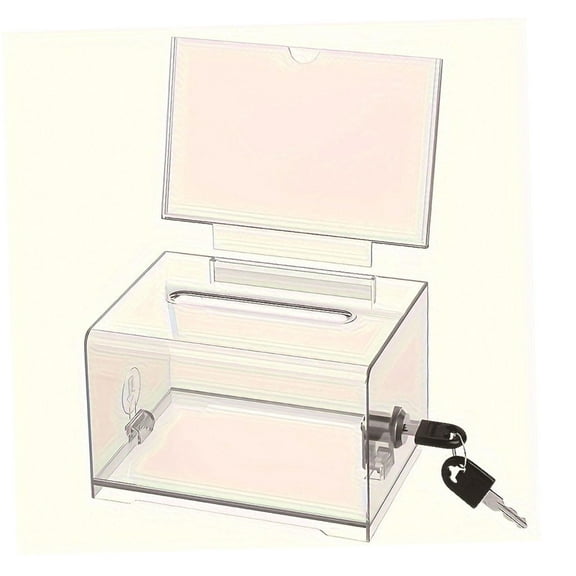 MAGIDEAL Box Cardboard for Ballots and Feedback Office Voting
