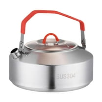 MAGIDEAL Camping Kettle Camp Tea Coffee Pot Campfire Kettle with Handles Camping Tea Kettle Hiking Kettle for Fishing Hiking Traveling 900ml