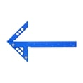 thumbnail image 1 of MAGIDEAL Center Measuring Tool Lightweight Center Gauge for Engineer Building Drawing Units Blue, 1 of 8