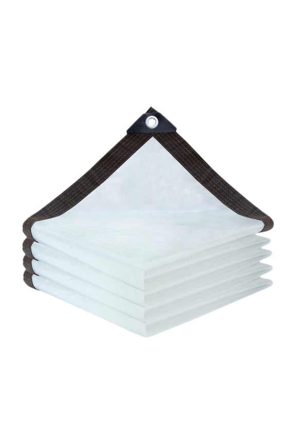 Clear Tarpaulin Clear Tarp Convenient Rainproof Insulation Shed Cloth Garden Plant Cover for Plants Garden Porch Chicken Coop 4x5 m
