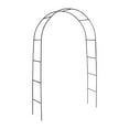thumbnail image 1 of MAGIDEAL DIY Metal Garden Arch Trellis Flowns Flowers Support 94.4x55x15inch Multipurpose Black, 1 of 8