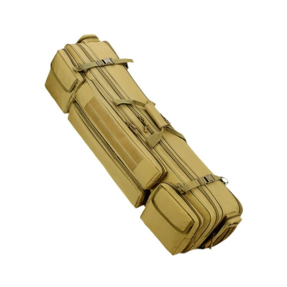 MAGIDEAL Fishing Pole Backpack Fishing Rod Case Oxford Fishing Tackles Storage Bag Fishing Pole Holder Carrier Carrying Bag Rod Holder 120cm