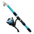 thumbnail image 1 of MAGIDEAL Fishing Pole Equipment Kids Fishing Rod and Reel Combo for Outdoor Beginners Blue, 1 of 8