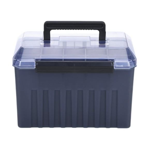 MAGIDEAL Fishing Tackle Box Container Multi Grids Large Capacity Tackle Tray Storage Case D