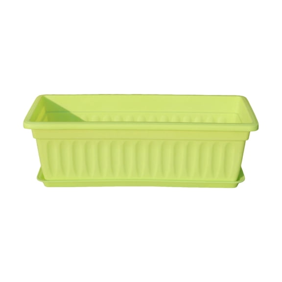 MAGIDEAL Flower Pot Window Box Planter Outdoor Indoor Plant Container Vegetable Gardening Green