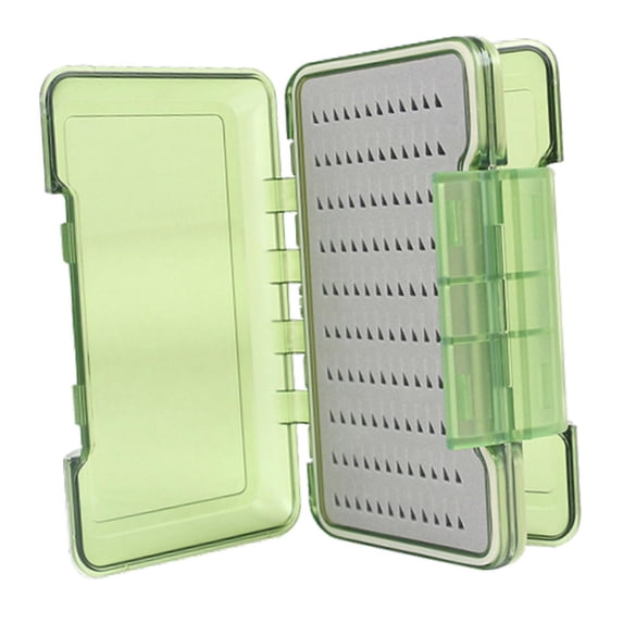 MAGIDEAL Fly Fishing Box Clear s Storage Box for Saltwater Freshwater Lake Type