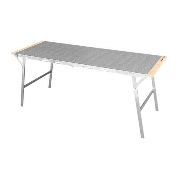 MAGIDEAL Foldable Table Adjustable Height Portable Table for Party Tailgating Outside