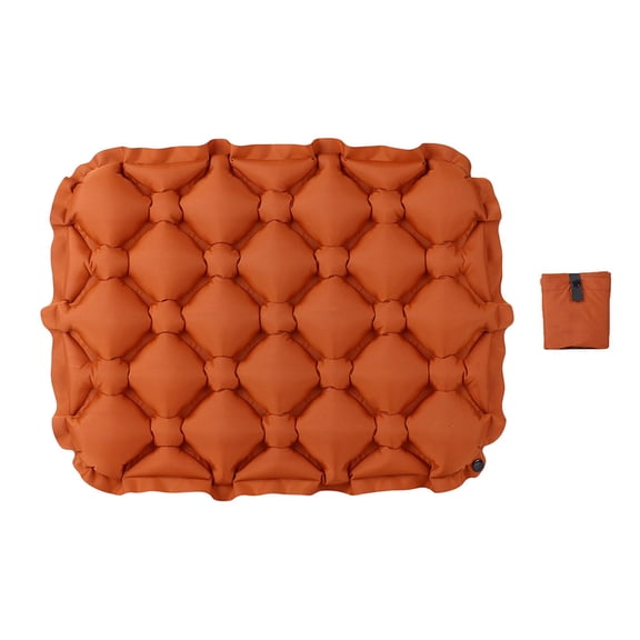MAGIDEAL Inflatable Seat Cushion Breathable Air Cushion Seat for Lawn Walking Stadium Brown