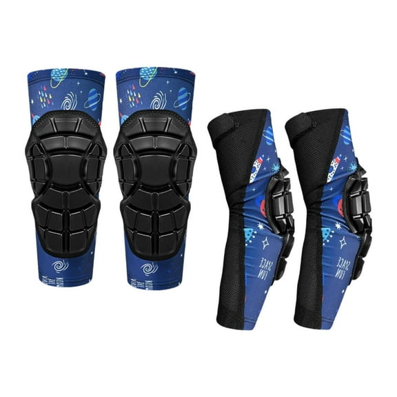 MAGIDEAL Kids Knee Pad Elbow Pads Knee Brace Guards for Children Girls Boys Snowboard S