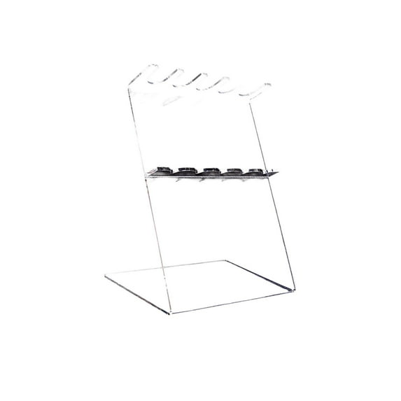MAGIDEAL Lab Pipette Rack Easy to Use Pipettes Are Not Included Acrylic Pipette Stand 5 Holes