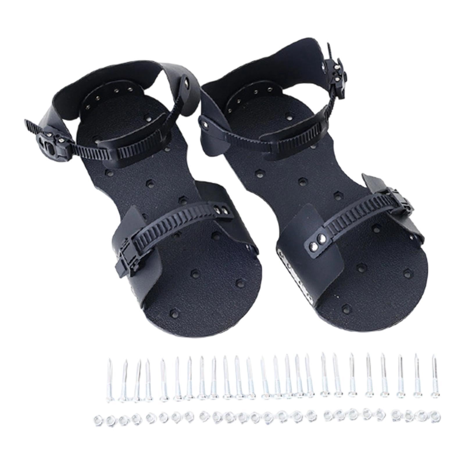 MAGIDEAL Lawn Aerator Shoes Yard Aerator Tool for Epoxy Floor Yard Grass Nail 2.8cm