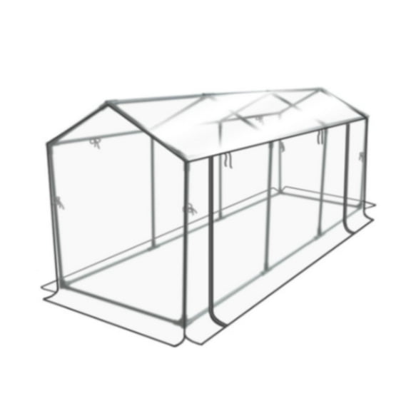 MAGIDEAL Mini Greenhouse Kit Easy Assembly for Flowers Gardening Outside 180cmx120cmx100cm