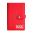 thumbnail image 1 of MAGIDEAL PU Leather Notebook Binder Refillable Loose Leaf Money Organiser for Travel Work Red, 1 of 8