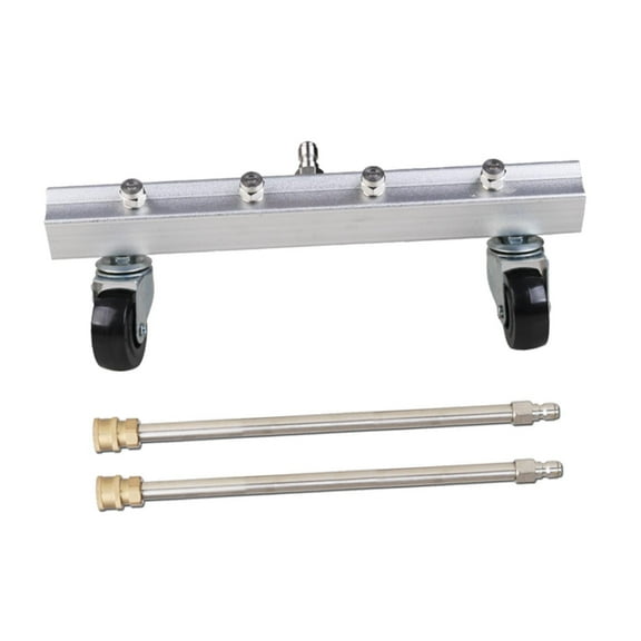 MAGIDEAL Pressure Washer Undercarriage Cleaner with Extension Wands,Undercarriage Sprayer 2 Straight Rods