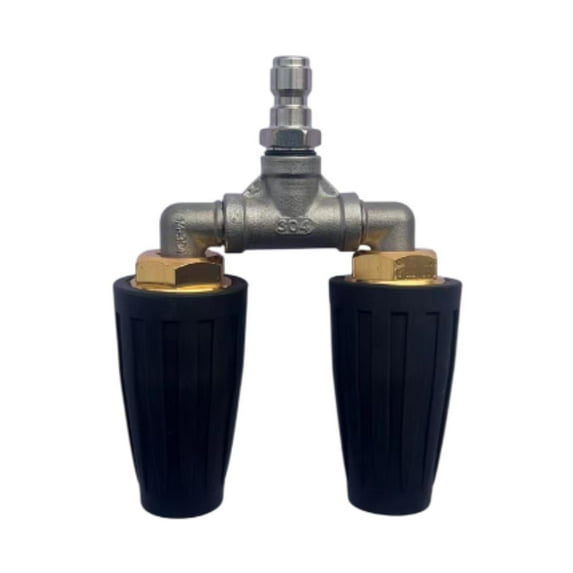 MAGIDEAL Rotating Spray Nozzle Convenient Aluminum Alloy 4000 PSI for Pressure Washer Black