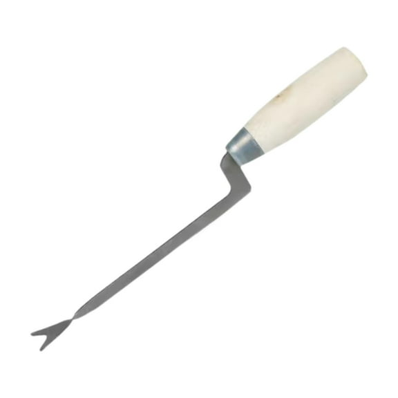 MAGIDEAL Seedling Transplanter Planning Tool Wood Handle Hand Planting Tool Transplanting Bent Rod