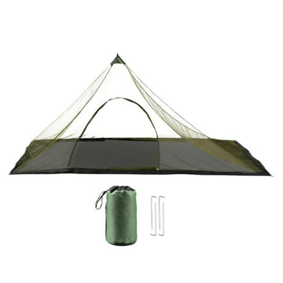 MAGIDEAL Tent Personal Tent Triangle Compact Easy Setup Sleeping Net Tent Oxford Cloth for Trekking Hiking Tourism Outdoor Sports Green