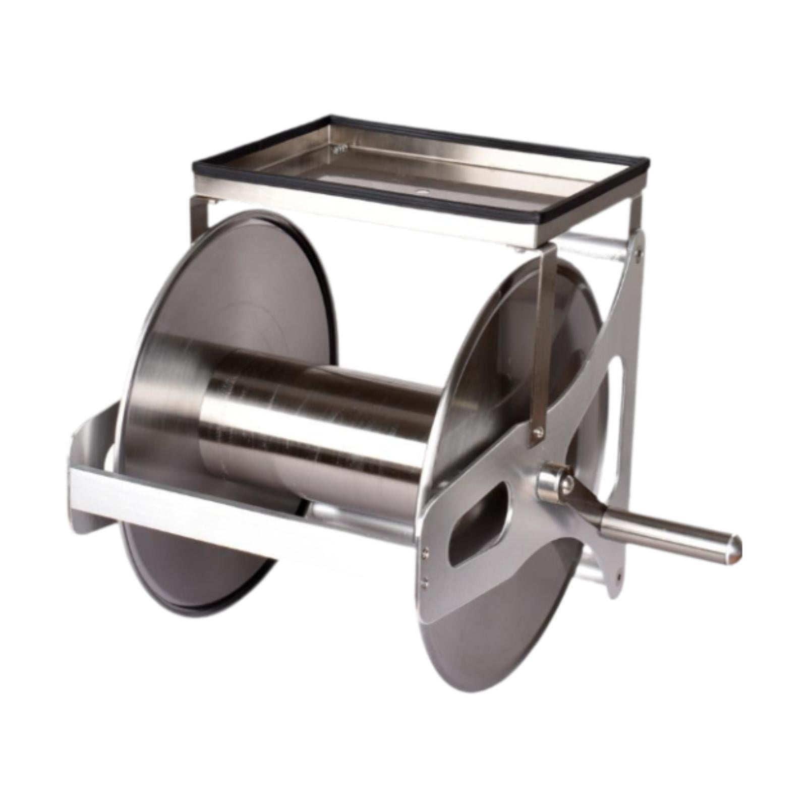MAGIDEAL Wall Mounted Garden Hose Reel Hose Organizer Easily Install 11.8x13.7x14inch for
