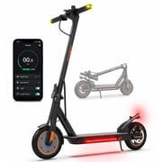 MAGIFOCUS B01 350W 10 Tires Electric Scooter with Turn Signals, 36V 9Ah, Up to 19mph & 22Miles, Foldable Commuting E-Scooter for Adults with Side Light & APP, UL 2272