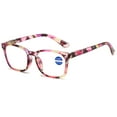 thumbnail image 1 of MAGIMODAC Anti Blue Light Reading Glasses Floral Spring Hinges Blue Light Blocking Eyeglasses Eyewear Readers (Purple, +2.0), 1 of 6