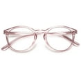 thumbnail image 1 of MAGIMODAC Round Reading Glasses 1.25 Blue Light Blocking Spring Hinge Lightweight Reader Eyeglasses for Men and Women, 1 of 9