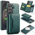 thumbnail image 1 of MAGKING Case For Samsung Galaxy A36 5G, RFID Blocking, PU Leather,Compatible With MagSafe Detachable 2 In 1 Wallet With Multi-Card Slots,Magnetic Protective Cover,Green,For Galaxy A36 (5G), 1 of 8