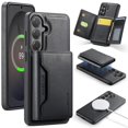 thumbnail image 1 of MAGKING Case For Samsung Galaxy A56 5G, RFID Blocking, PU Leather,Compatible With MagSafe Detachable 2 In 1 Wallet With Multi-Card Slots,Magnetic Protective Cover,Black,For Galaxy A56 (5G), 1 of 8