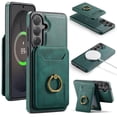 thumbnail image 1 of MAGKING Case For Samsung Galaxy S25+ 5G, RFID Blocking, PU Leather,Compatible With MagSafe Detachable 2 In 1 Wallet With Card Slots,Metal Ring Kickstand Magnetic Protective Cover,Blue, 1 of 8
