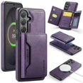 thumbnail image 1 of MAGKING Case For Samsung Galaxy S26+ 5G, RFID Blocking, PU Leather,Compatible With MagSafe Detachable 2 In 1 Wallet With Multi-Card Slots,Magnetic Protective Cover,Purple,For Galaxy S26+ (5G), 1 of 8