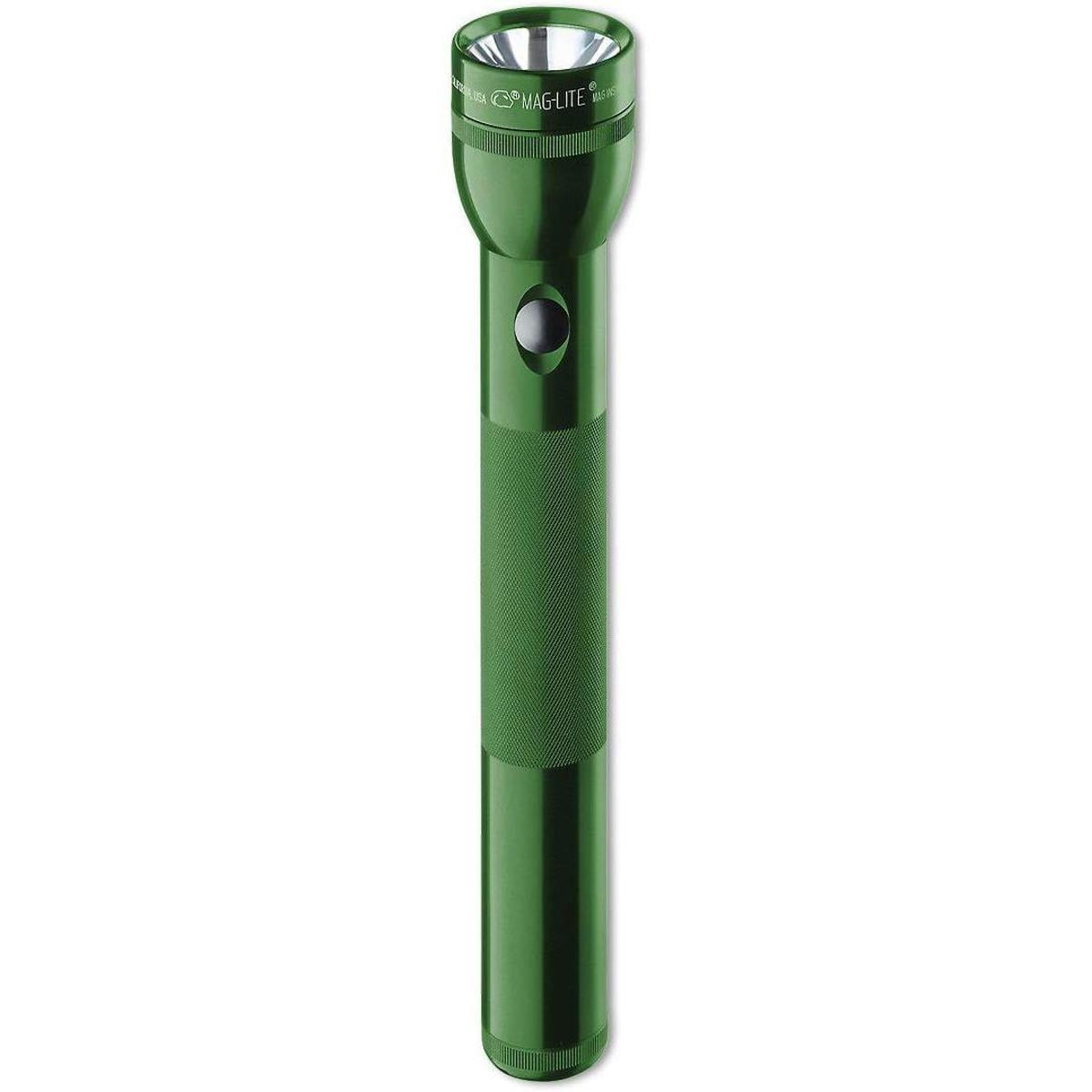 MAGLITE Flashlight, 3D Cell, Dark Green, Aluminum Construction