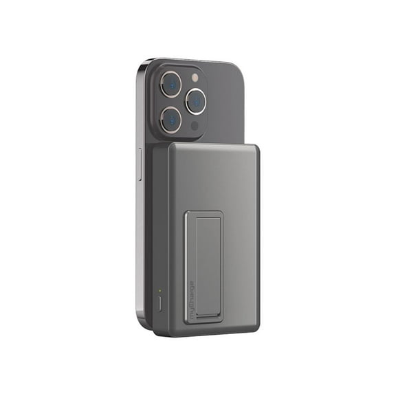 Open Box MAGLOCK 6K mAh 7.5W Magnetic Wireless Charger with Stand + 20W PD USB-C Port