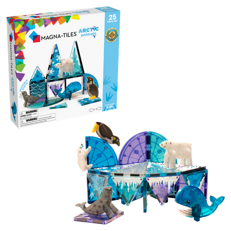 MAGNA-TILES Arctic Animals Magnetic Toy Set, 25 Pieces, Ages 3+