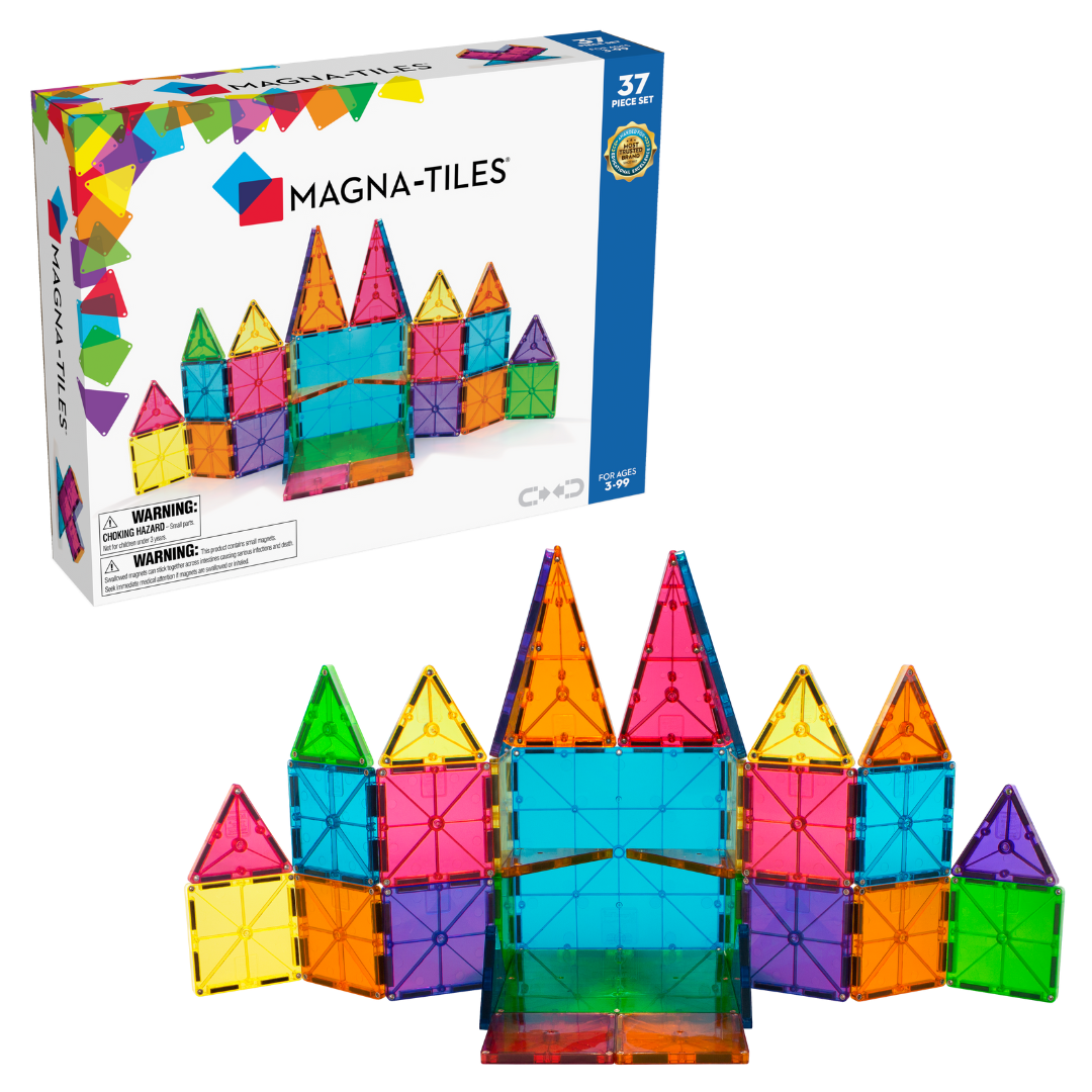 MAGNA TILES Classic 37 Piece Magnetic Construction Set The