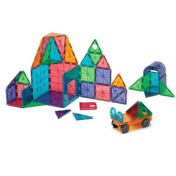 MAGNA-TILES Clear Colors 48 Piece DX Set