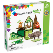 MAGNA-TILES Jungle Animals 25-Piece Magnetic Construction Set, The ORIGINAL Magnetic Building Brand