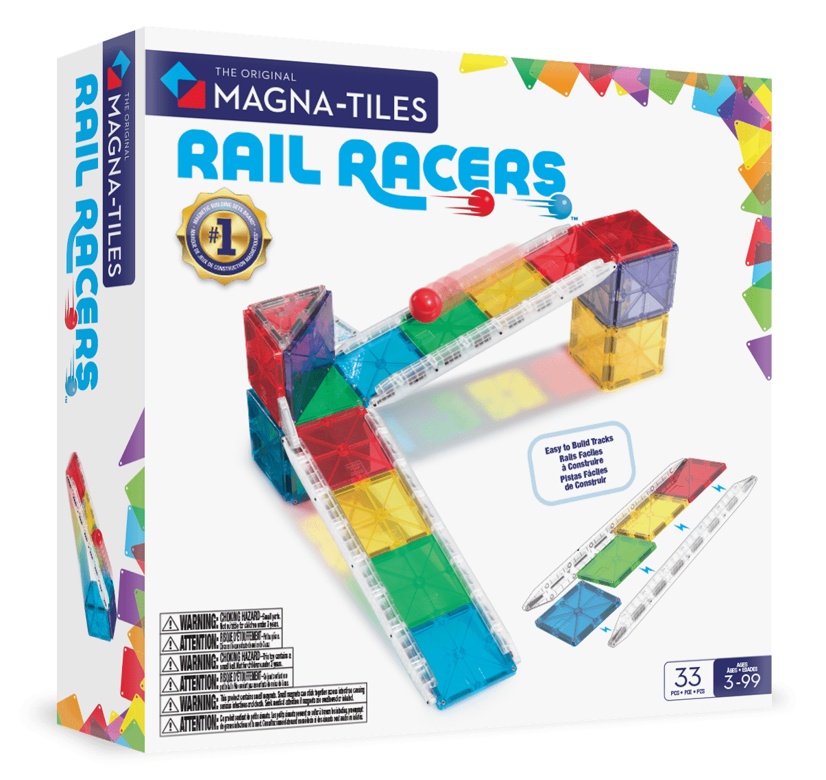 MAGNA-TILES Rail Racers - Small