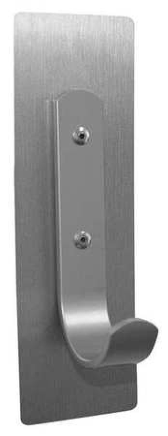 MAGNA VISUAL HBH-5 Magnetic Coat Hook,2 in. W,Satin Steel