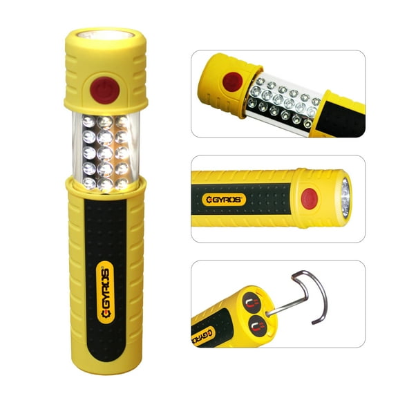 MAGNALite Retrax2 Portable 33 LED Rechargeable Handheld Work Light| Multi-Purpose lamp with magnetic base and hanging hook | Adjustable Flashlight for Maintenance, Camping, and Emergencies | 58-23337