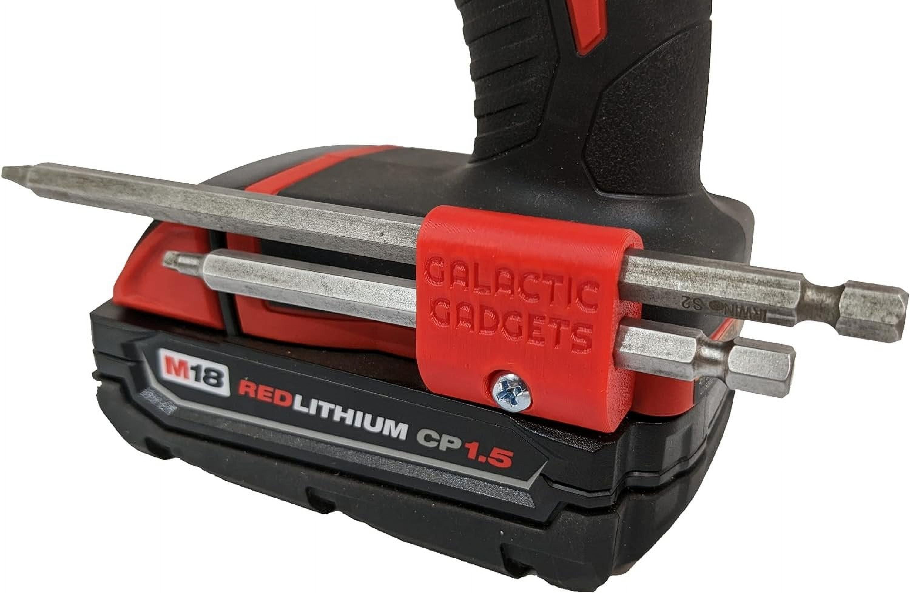 Bit Holder for Milwaukee M18 Drill Side Mounted Strong