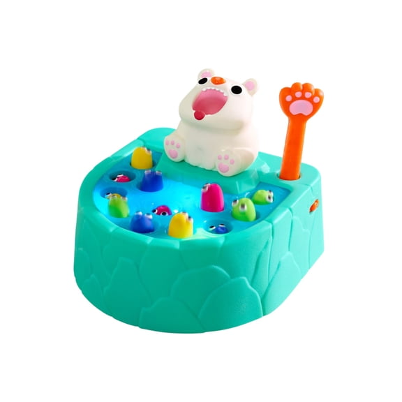 Battat Feed Me Polar Bear Fishing Magnetic Toy Game for 2 Years Plus