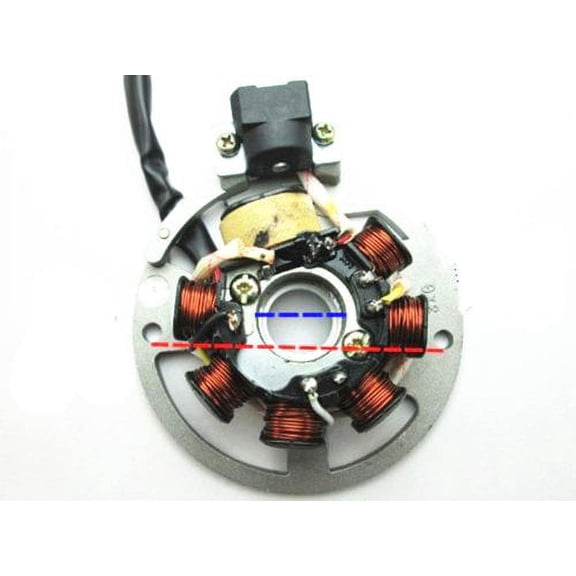 MAGNETO STATOR POLARIS PREDATOR 50 SCRAMBLER 50 KIDS ATV GENERATOR NEW WITH KEY CHAIN