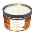 thumbnail image 1 of MAGNIFICENT 101 Affirmations Sage, Cedar, Palo Santo, Sprinkle of sage Leaves Smudge Candle for House Energy Cleansing, Banishes Negative Energy - Soy Wax Tin Candle (I Align with Abundance), 1 of 7