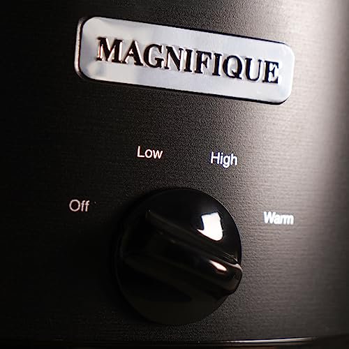 MAGNIFIQUE Oval Manual Slow Cooker with Keep Warm Setting Perfect